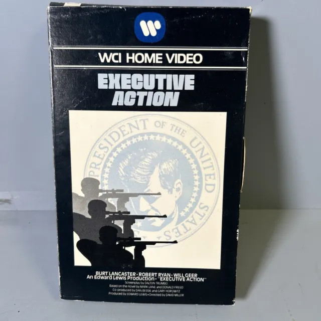 Executive Action (Betamax-1973) Burt Lancaster JFK Assassination Big Box O2