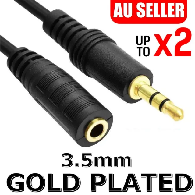 AUX Cable Male to Female Cable Audio Cable 3.5mm Headphone Stereo Extension Cord
