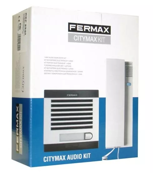 Kit Portero Automático Fermax 6201 Citymax 1 Línea Ag. 230V. Teléfono Blanco.