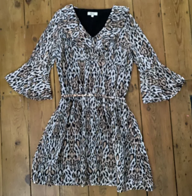 Somerset By Alice Temperley Leopard Print Dress Size 10