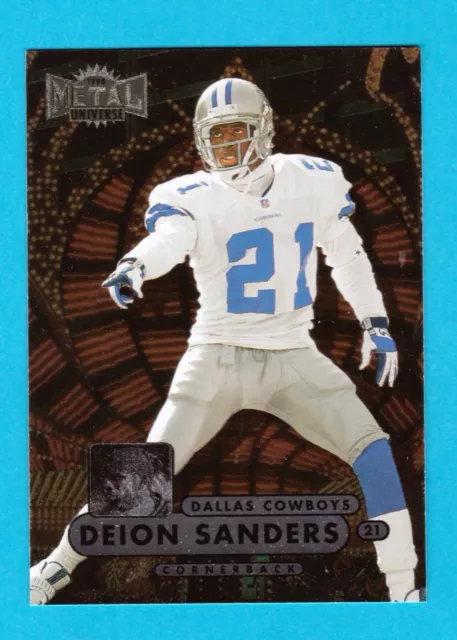 Deion Sanders Cards 1992 -2000 Singles U- Pick Topps  Metel Chrome Ultra Hof