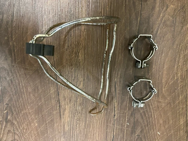 Porte gourde bidon aluminium vélo vintage France bottle