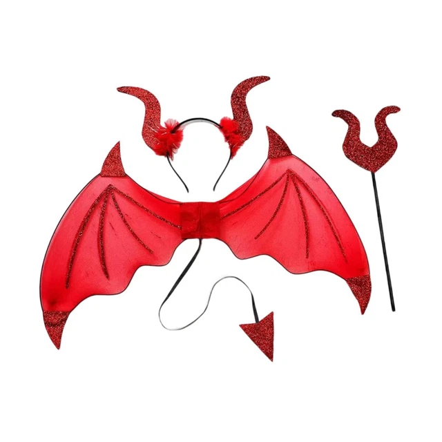 Fourche Du Diable Jouet - Accessoire Déguisement Halloween, Spectacle Ou Photo, 44 Cm, Rouge - 8