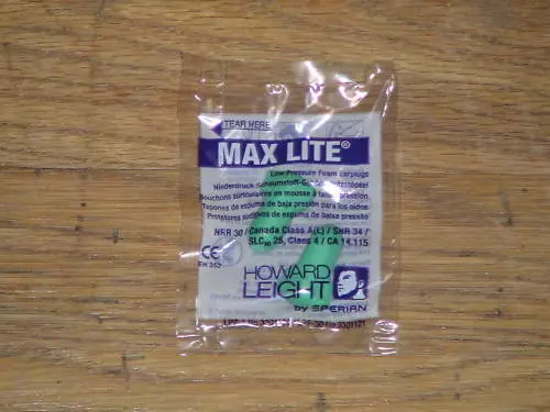 (50 pair) Howard Leight Max Lite brand new Ear Plugs earplugs foam