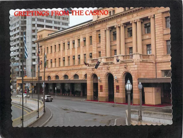 B8088 Australia SA Adelaide Casino Railway station postcard