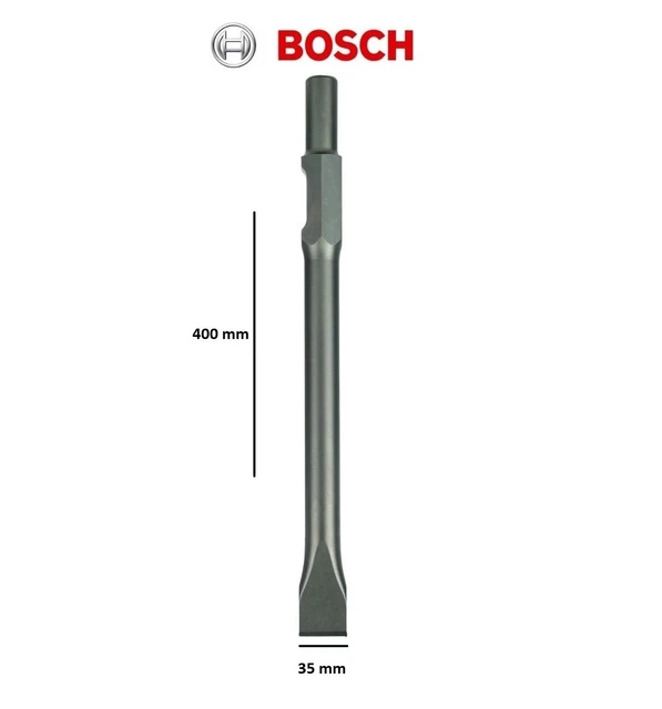 Scalpello Massiccio Da 400 Mm, SDS A 6 Angoli, HEX, 30 Mm - Foto 2