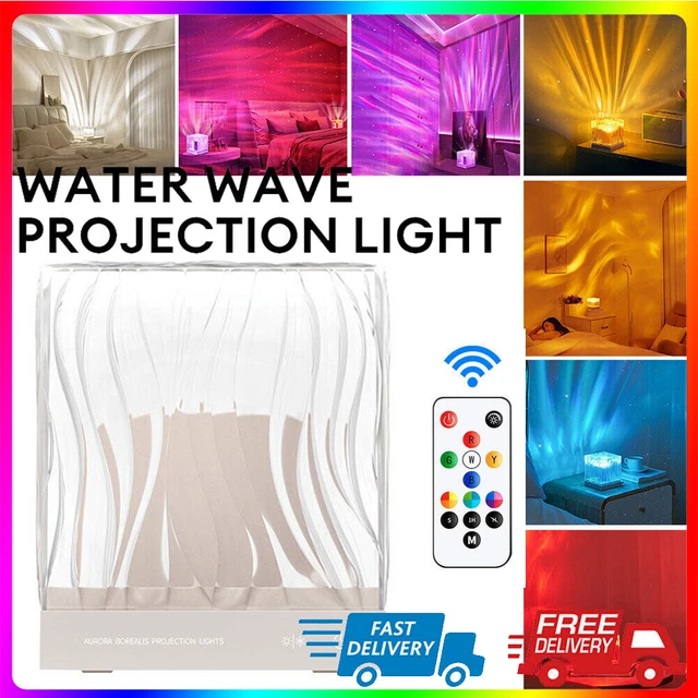 Northern Lights Ocean Wave Projector Light,16 Colors Gradual Rotating