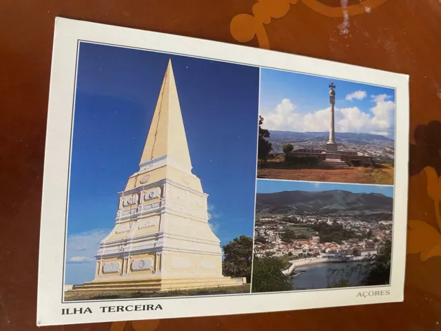 ILHA TERCEIRA. Angra’s Monuments. Azores. Portugal.  Colour Multiview Postcard.