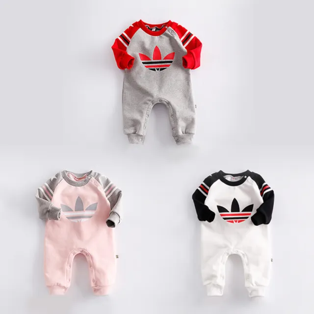 Baby Boy Girl Striped Winter Wool Romper Newborn Baby Warm Bodysuit Outfit 0-18M