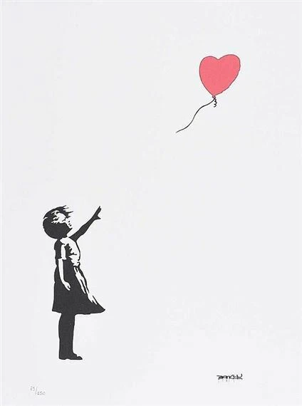 Banksy Original Art Edition Lithographie Signée Numérotée /150 