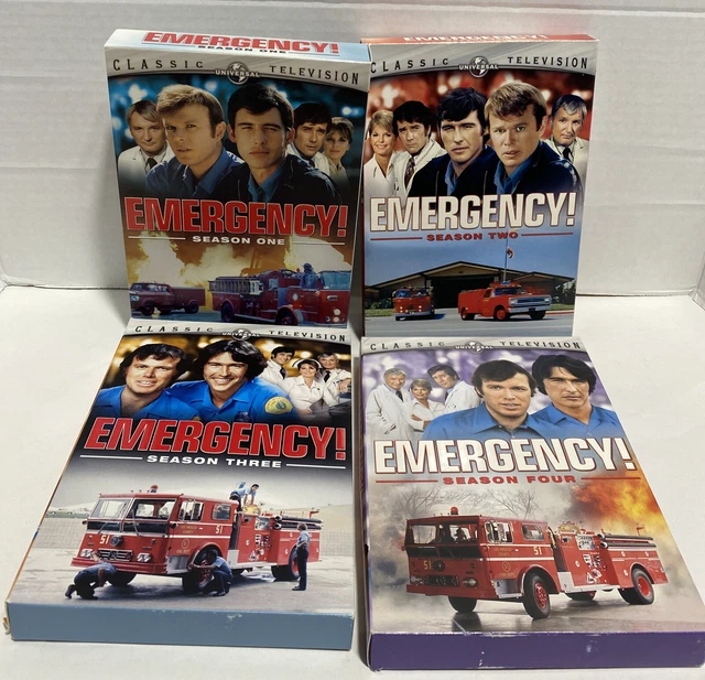 Emergency! DVD Lot Seasons 1 2 3 4 Medical TV Series