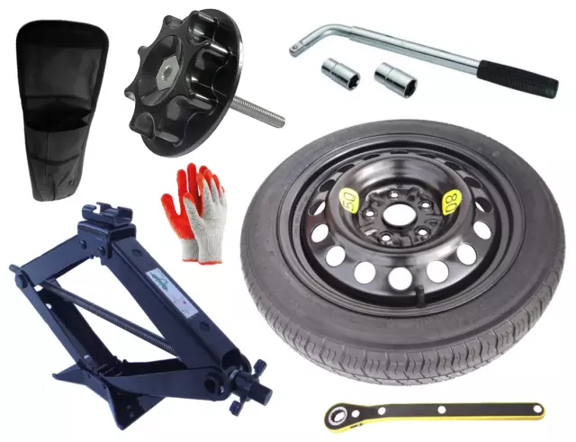 Nouveau Roue de secours R16 FIAT TIPO (2016-), 500L (2012-) avec kit