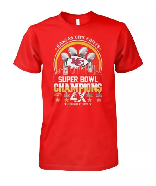 NEW 2024 Kansas City Chiefs 4Time Win Champs Super Bowl 58 LVIII
