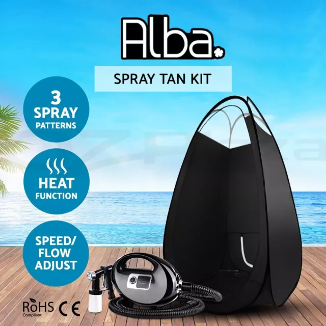 Alba. Spray Tan Machine Spray Gun Spray tent Kit HVLP System Fixed Speed Sunless