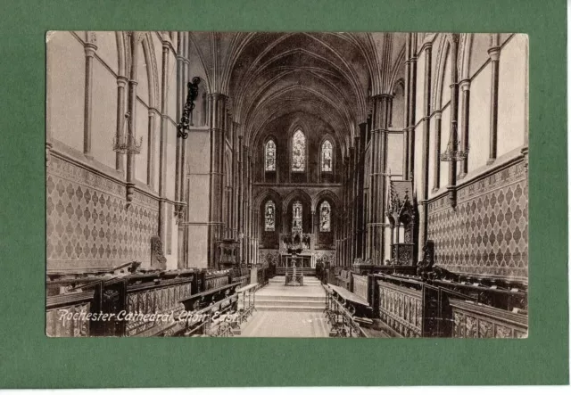 Rochester Cathedral, Choir East, Rochester, Kent, Postcard