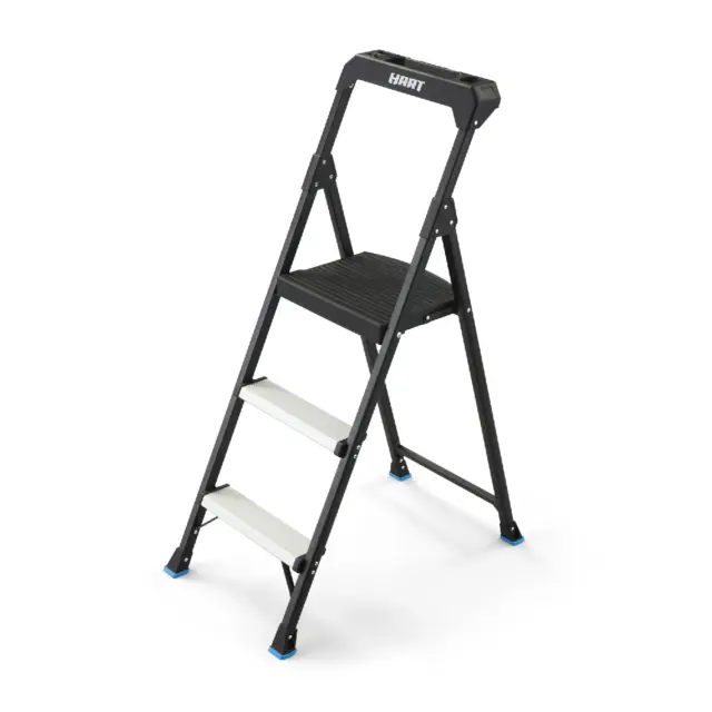 HART HHD-3 3-Step Steel and Aluminum Step Stool