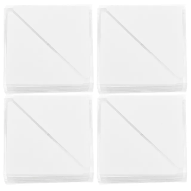 60PCS collar stays for mens dress shirts Transparent For Dress Triangle collar s