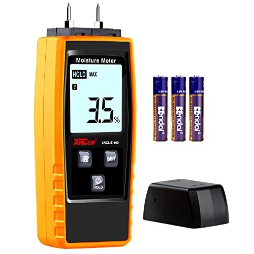 Testeur Humidité XRCLIF Testeur Humidité Mur & Bois Compteur de fuites Humidi...