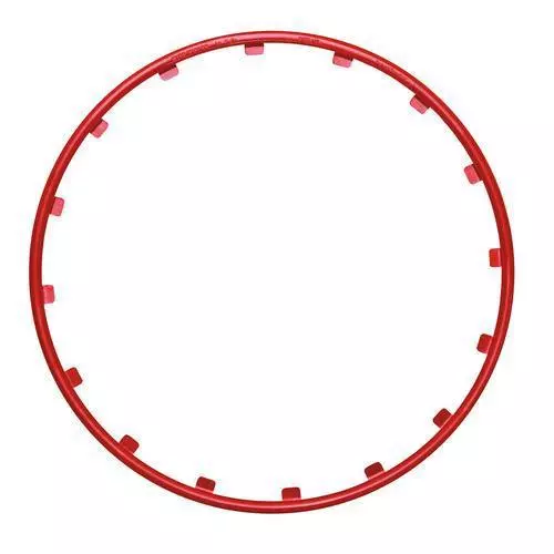 SET 4 PROTEZIONI CERCHI IN LEGA RIM RINGZ 16" ROSSO 255/60R16 7 x 16"