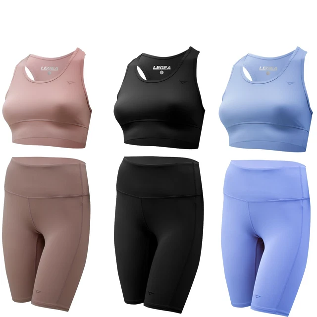 Top Legea Febe Con Leggings Antea Ideali Per Sport Palestra Traspiranti Aderenti