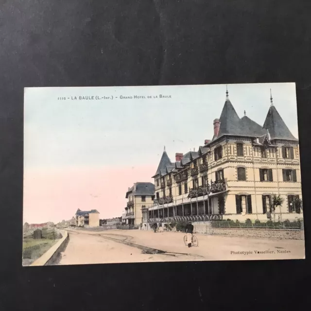 CPA 44 LA BAULE Grand Hotel Boulevard Des Dunes Animé 1900