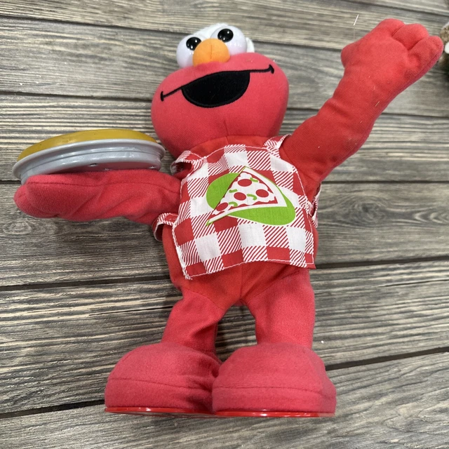 Fisher Price Singing Pizza Elmo 2006 Plush Toy Sesame Street Tested and Working