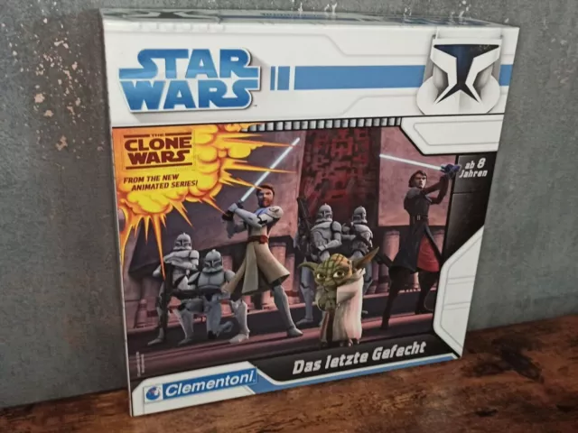 Star Wars Clone Wars Spiel Das letzte Gefecht Clementoni Brettspiel Deutsch