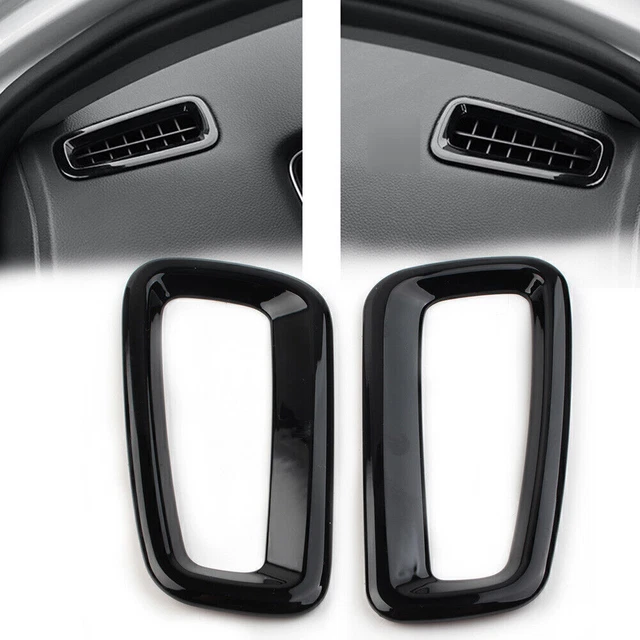 For Honda Civic 11th 2022 Up Black Car Inner Dash Side Air Vent Outlet Cover