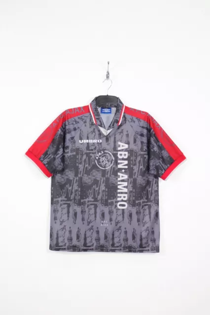 Ajax 1996-1997 Vintage Umbro Away Football Shirt,Size:large