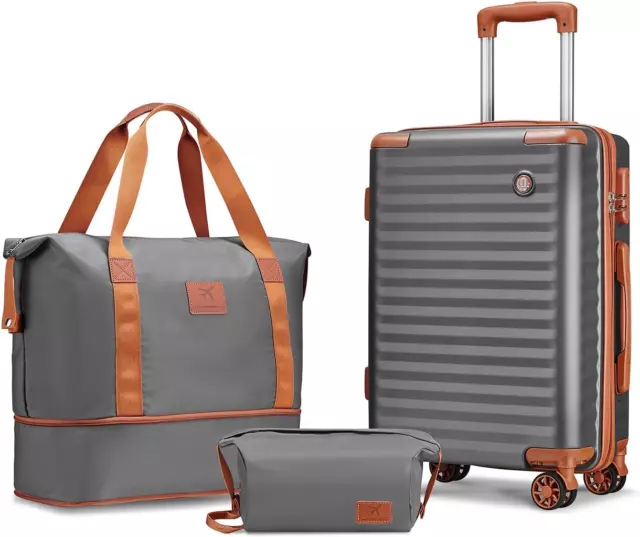 PERRY ELLIS Grey Worthington ,Softshell luggage Suitcases grey size 29”