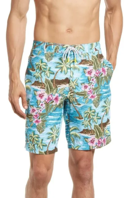 BNWT Tommy Bahama Baja Hula High Seas Floral Board Shorts Size Medium MSRP $90!!