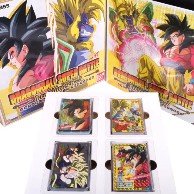 Auténtico Juego de Tarjetas Bandai Dragon Ball Super Battle Carddass Premium Vol.5