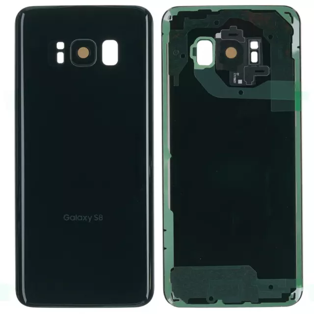 Ersatz Samsung Galaxy S8 G950F Akku deckel Rückseite Back Cover Gehäuse schwarz