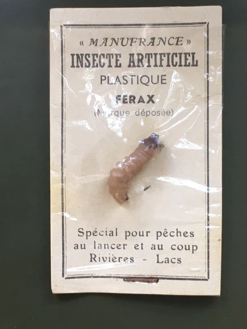 FERAX MANUFRANCE RARE LEURRE ANCIEN GRILLON dernier exemplaire TBE pas