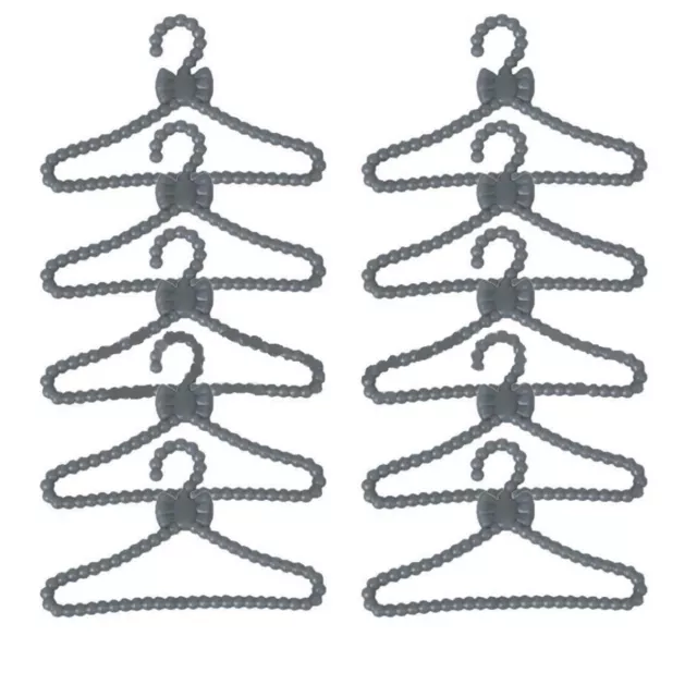 Mini Plastic Clothes Rack Coat Hanger for Doll Clothes Accessories