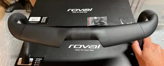 NEW SPECIALIZED ROVAL Rapide Handlebars Black/Charcoal 31.8mm 38cm