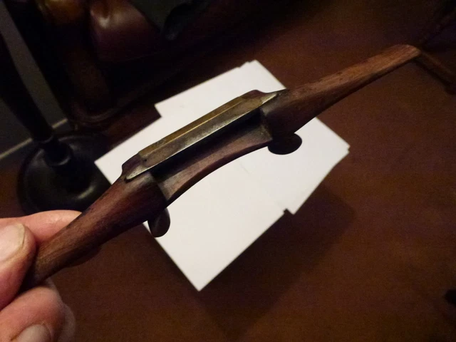 Vintage  Spoke Shave, With Twin Brass Adjusters