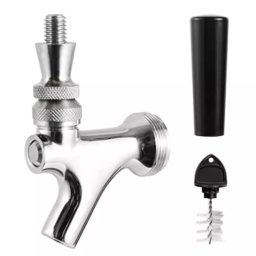 Hgkeke Beer Faucet Stainless Steel Beer Tap Faucet Keg Tap with Beer Faucet T...