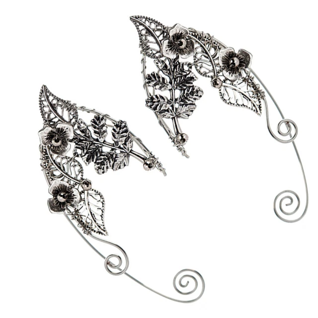 Polsini Orecchie Elfo Ear Cuff, Orecchino Farfalla Sacchetto Orecchini
