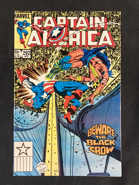 1984 Apr Issue 292 Captain America - An American Christmas Comic Book AM 10323