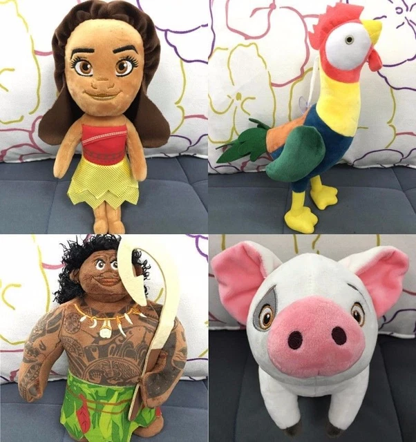 PELUCHE OCEANIA VAIANA maui pua plush HeiHei disney MOANA maialino