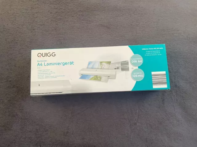 QUIGG OL 260 Backloader A4 Laminiergerät inkl. Starter-Kit