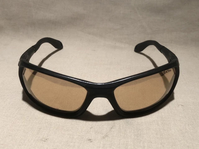 Julbo Sunglasses Zebra Photochromic Lens Black Sport Wrap France Ski Snow Climb