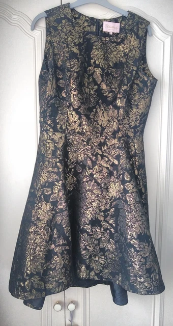 CELEBRATION BY MOHITO Black Gold Party Dress Size 40 Size 12 Size M V Nice 15.00 PicClick UK
