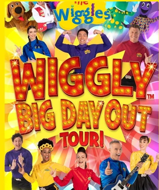 Wiggles Concert  Wiggly Big Day Out Sat 2nd December 1pm X3 Adult Tickets MELB