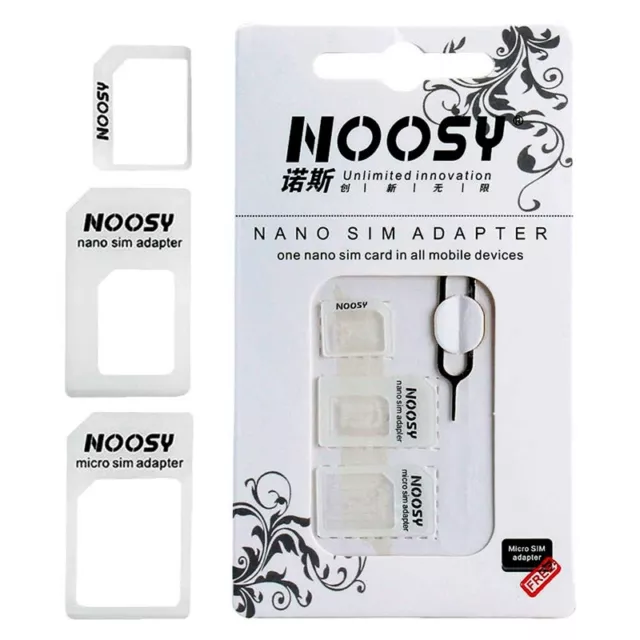 Adaptador Tarjeta Nano SIM / Micro SIM / SIM Card Noosy