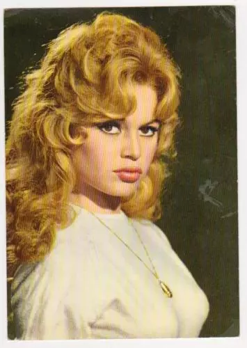 Brigitte Bardot Cartolina Fotografia