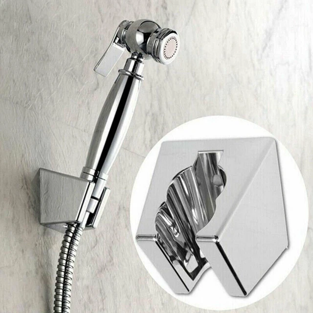 1 PC Argento Doccia Ricevitore Sostegno Staffa da Parete Testa Cromata for Bagno