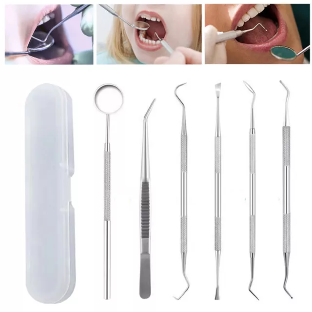 Kit De Limpieza De Hilo Dental Eliminador De Placa Sarro Raspador De Dientes ”