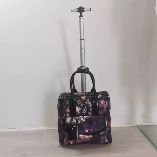 Ted Baker 'Shaniya' Floral Suitcase Wheeled Cabin Travel Work Bag Handle Holdall